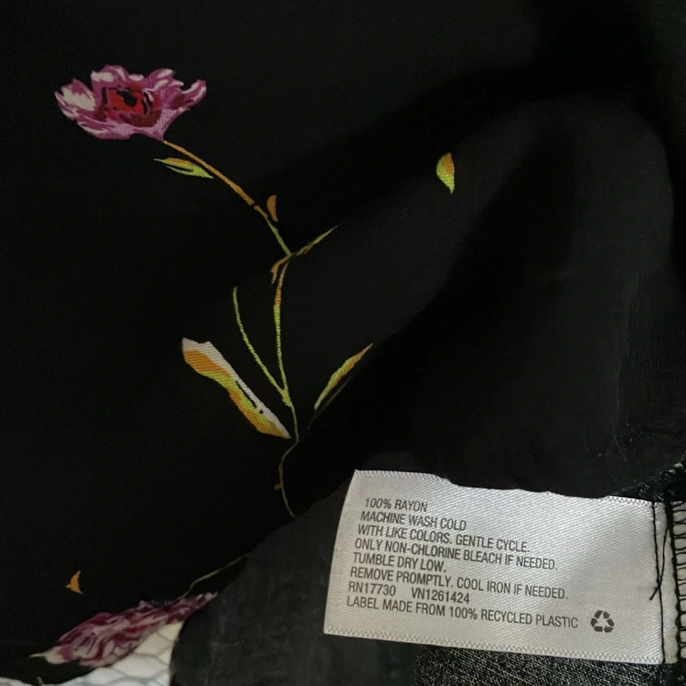 Black Floral Wild Fable Dress - Picture 3 of 6